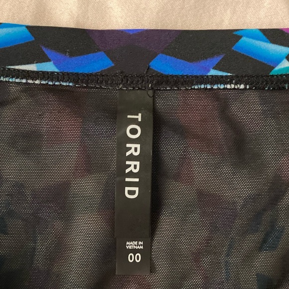 NWT Torrid Swim Collection Geometric High Waist Ruched  Bikini Swim Bott… - Picture 5 of 8